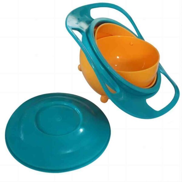 360 Degrees Rotating Gyro Baby Bowl – Spill-Free