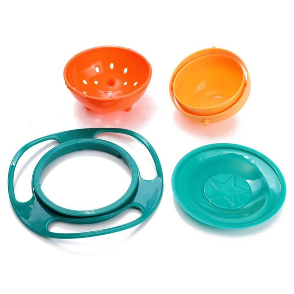 360 Degrees Rotating Gyro Baby Bowl – Spill-Free
