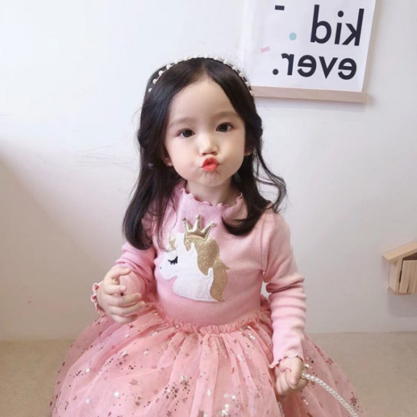 Long-sleeve Tutu Dress 30356