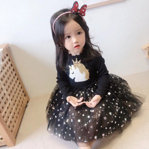 long-sleeve tutu dress 30356