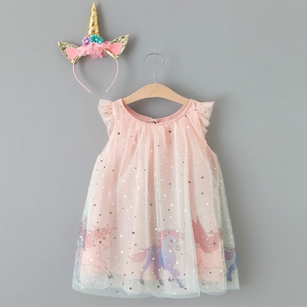 sleeveless sequins toddler dress 30221