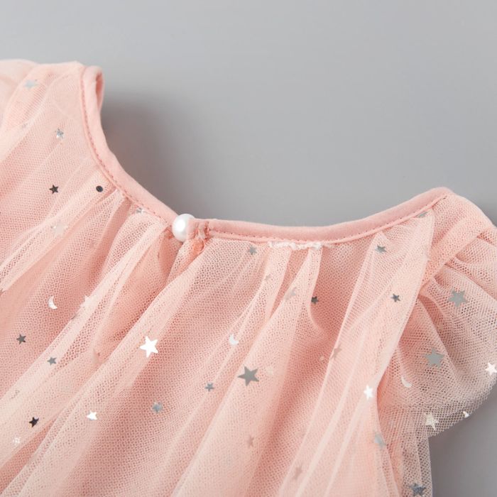 sleeveless sequins toddler dress 30221