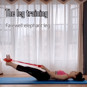 Multifunctional Tension Rope Elastic Rope Leg Tension Device Abdominal Fitness Device