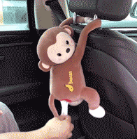 Hanging Monkey Tissue Holder Tissue Storage Creative Car Tissue Box