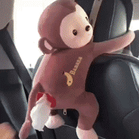 Hanging Monkey Tissue Holder Tissue Storage Creative Car Tissue Box