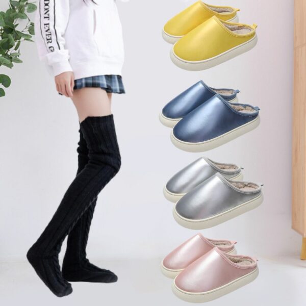 Cozy BUNDLE Perfect for Coldness Thigh-High Stockings, Fluffy Soft Slip-Ons Favorite Winter Deal