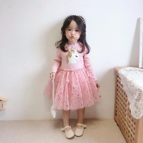 long-sleeve tutu dress 30356