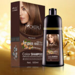 Argan Oil Hair Dye Shampoo Natural Hair Dye Washing And Dyeing 2-In-1 500ML