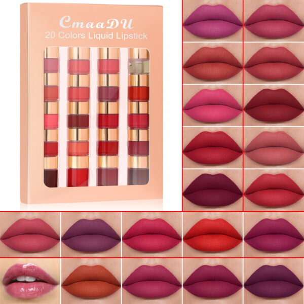 20 Colors Matte Liquid Lipstick 32299