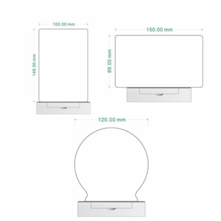 Luminous Acrylic Note Board 12502