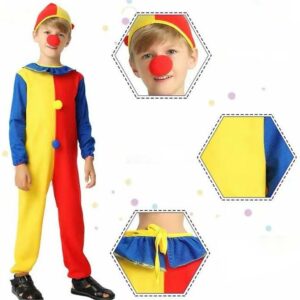 Kids Clown Jumpsuit Costume 70400