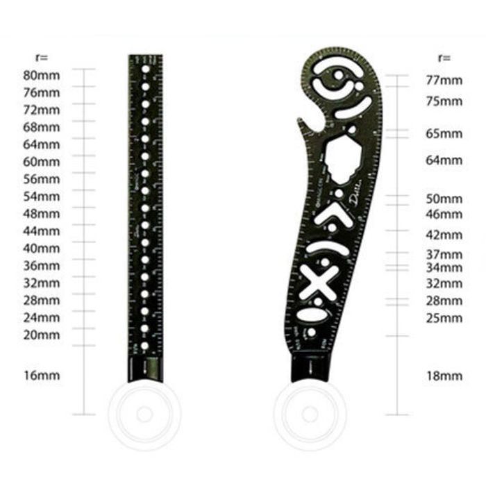 Multifunctional Drawing Ruler 20574