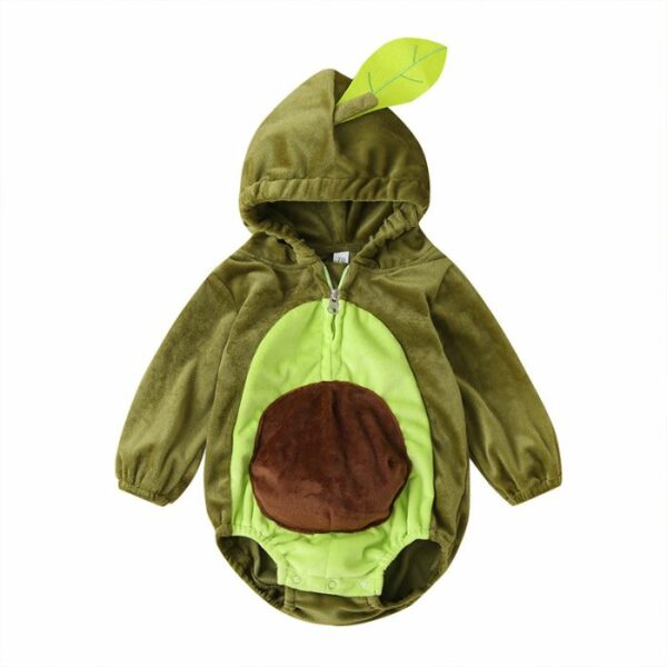 Flannel Avocado Romper 70406