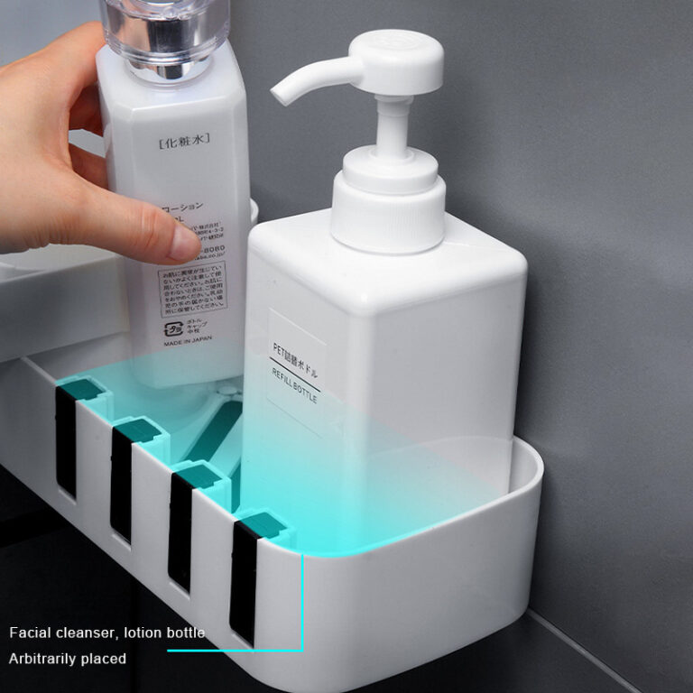 No Drilling Bathroom Organizer Corner Shower Caddy Shelf Wall-Mounted Use for Kitchen & Bathroom Storage Bathroom Corner Organizer 31201