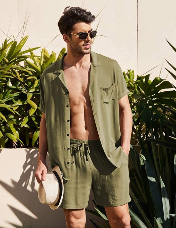Men's Summer Solid Suits 33007