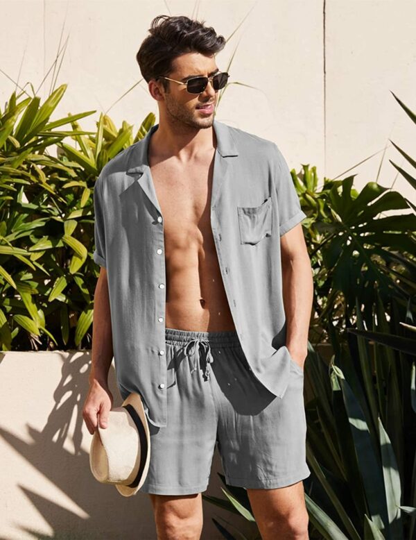 Men's Summer Solid Suits 33007