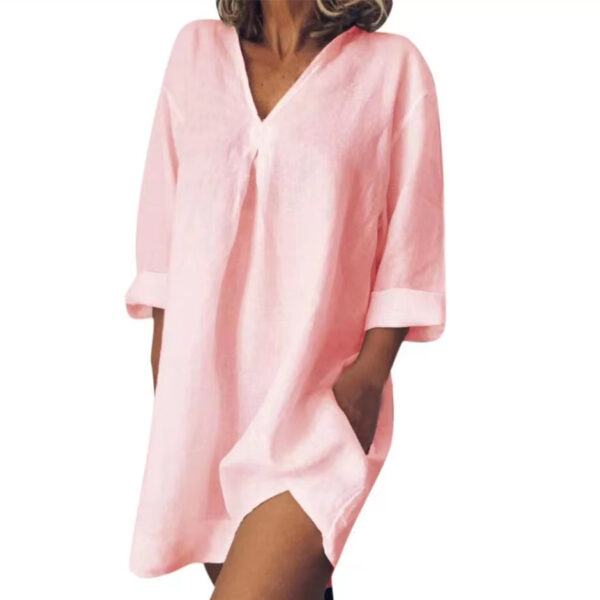 V-Neck T-Shirt Dress