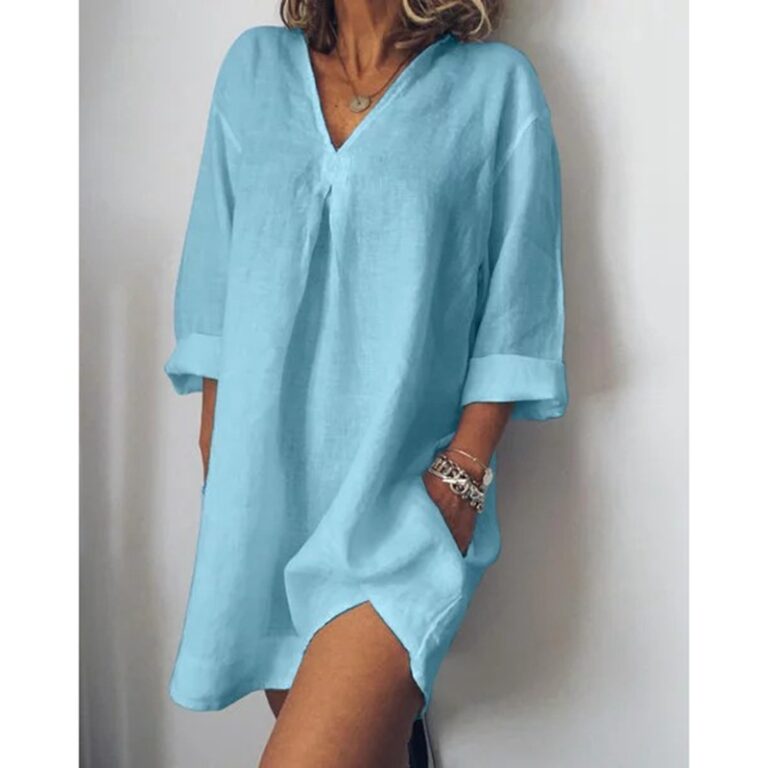 V-Neck T-Shirt Dress