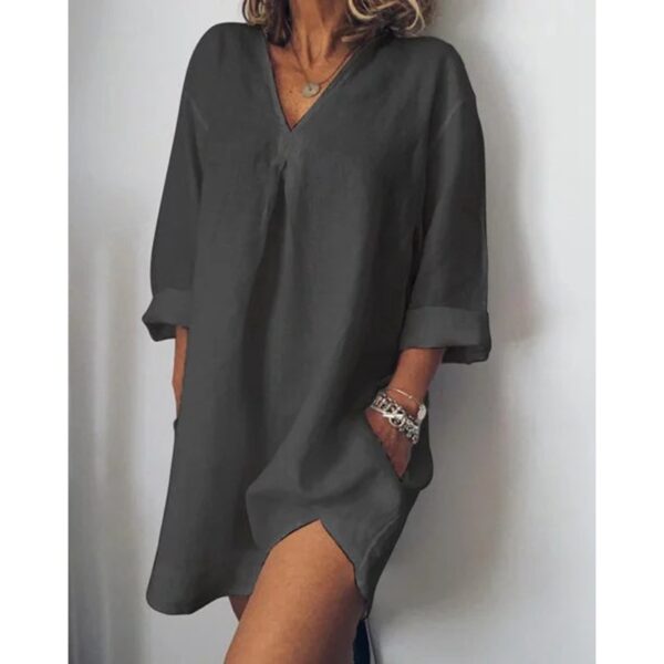 V-Neck T-Shirt Dress