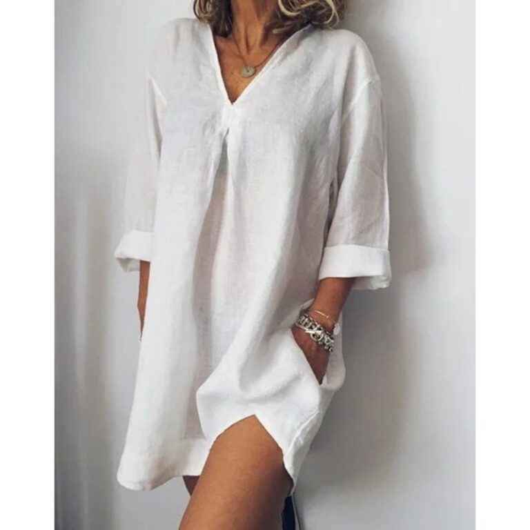 V-Neck T-Shirt Dress
