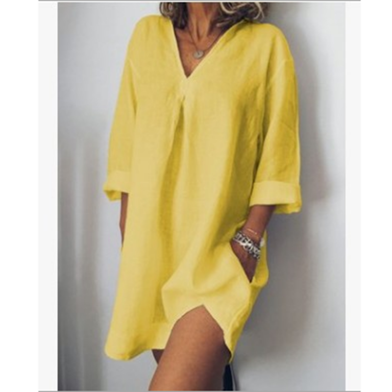 V-Neck T-Shirt Dress