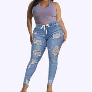 Women's Mid-Rise Ripped Jeans 30498