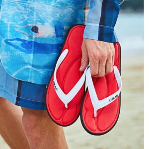 Men's Anti-Slip Flip-Flops with Arch Support - Summer Beach Fun
