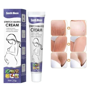 South Moon cream for the treatment of stretch marks: a revolutionary cream that restores the skin's smoothness and uniformity. Full of vitamin E