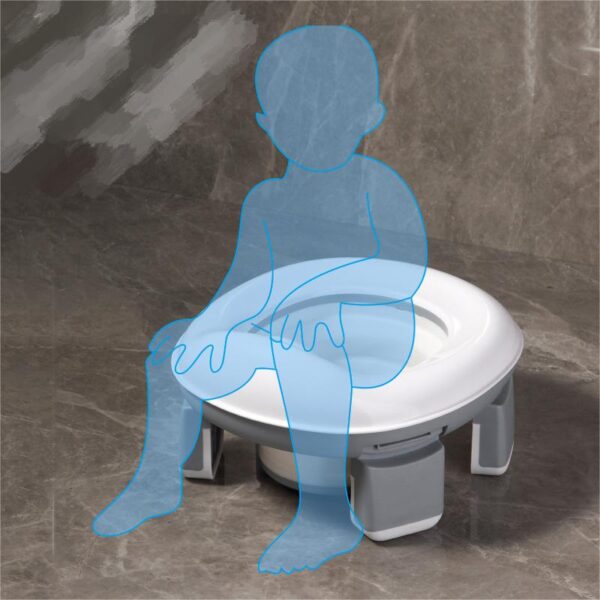 Outdoor portable folding toilet for children