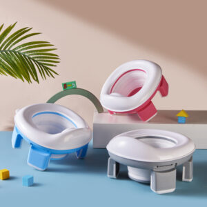 Outdoor portable folding toilet for children
