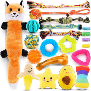 Ultimate Puppy Chew Toys Bundle - Durable Teething Toys & Interactive Play Set for Small Dogs