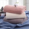 Luxurious Cotton Waffle Blanket – Comfortable, Breathable, Stylish