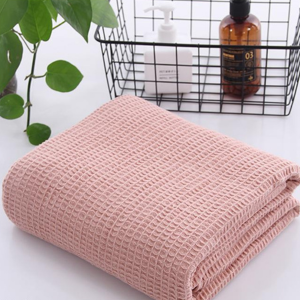 Luxurious Cotton Waffle Blanket – Comfortable, Breathable, Stylish