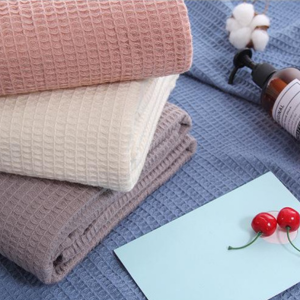 Luxurious Cotton Waffle Blanket – Comfortable, Breathable, Stylish