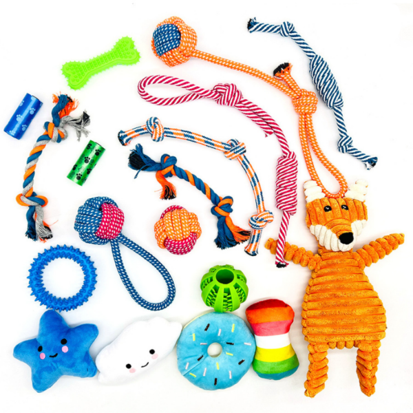 Ultimate Puppy Chew Toys Bundle - Durable Teething Toys & Interactive Play Set for Small Dogs