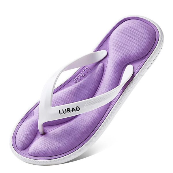 Vibrant Non-Slip Memory Foam Women's Flip Flops - Stylish Comfort