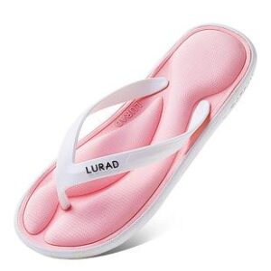 Vibrant Non-Slip Memory Foam Women's Flip Flops - Stylish Comfort