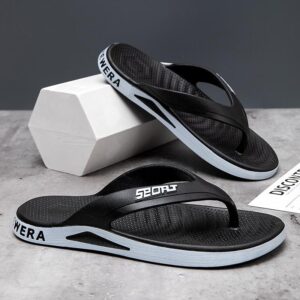 Stylish Men's Summer Flip-Flops - Non-Slip Beach Sandals
