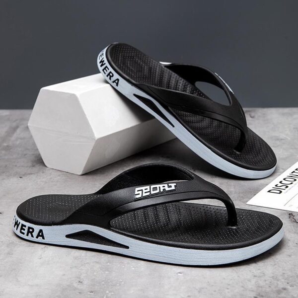 Stylish Men's Summer Flip-Flops - Non-Slip Beach Sandals